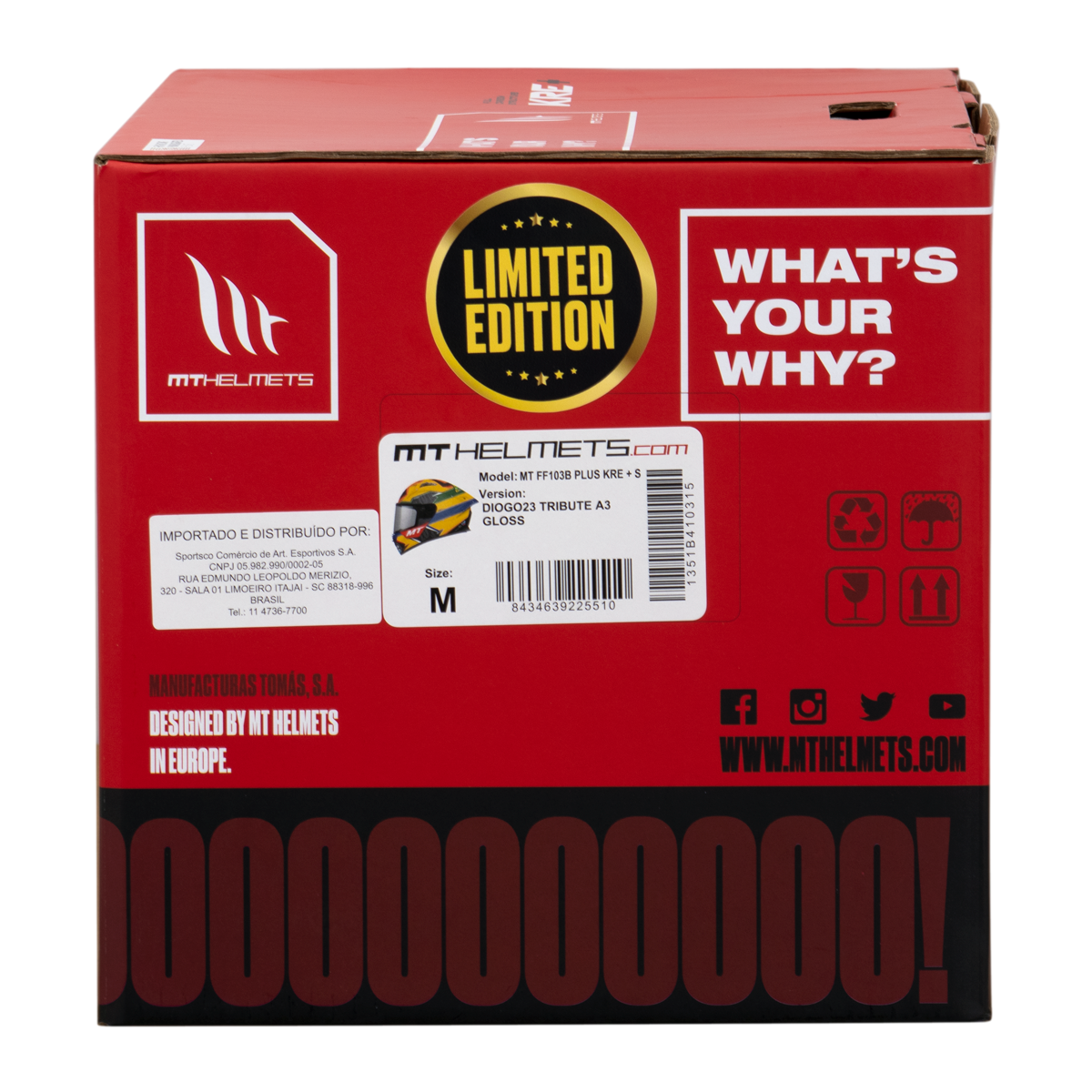 MT KRE+S FIM - DIOGO MOREIRA 23 TRIBUTE A3 LIMITED EDITION GLOSS - Imagem 6